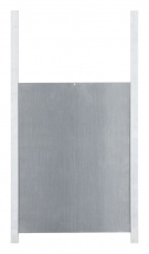 Schiebetür 300 x 400 mm, inkl. Führungsschienen