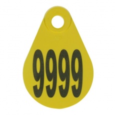 PVC Genickplatten, nummeriert