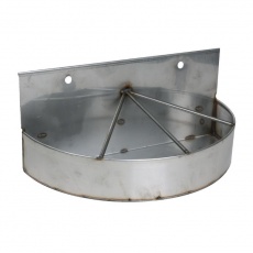 Futtertrog für Ferkel halbrund