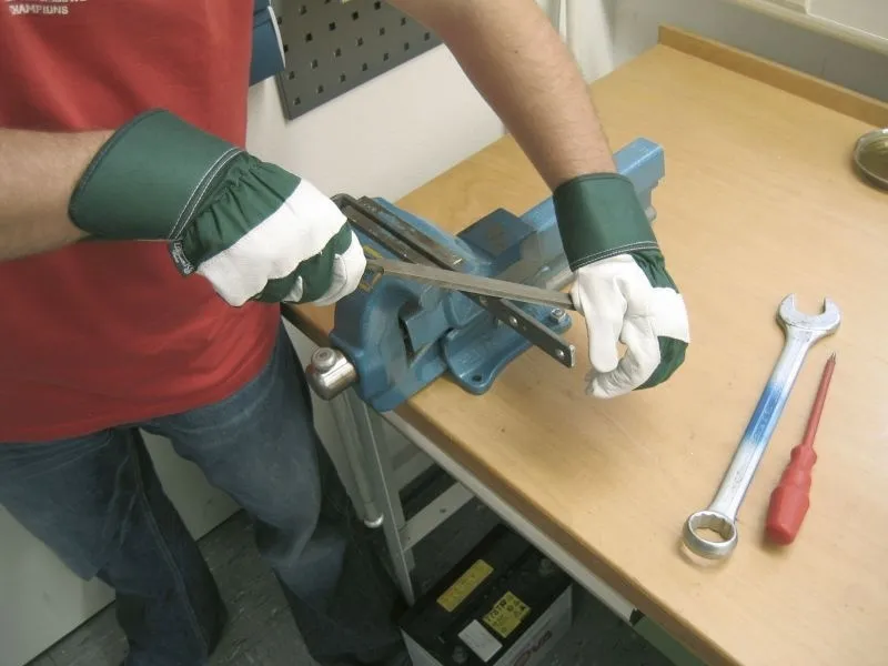 Rindvollleder-Handschuh Worker