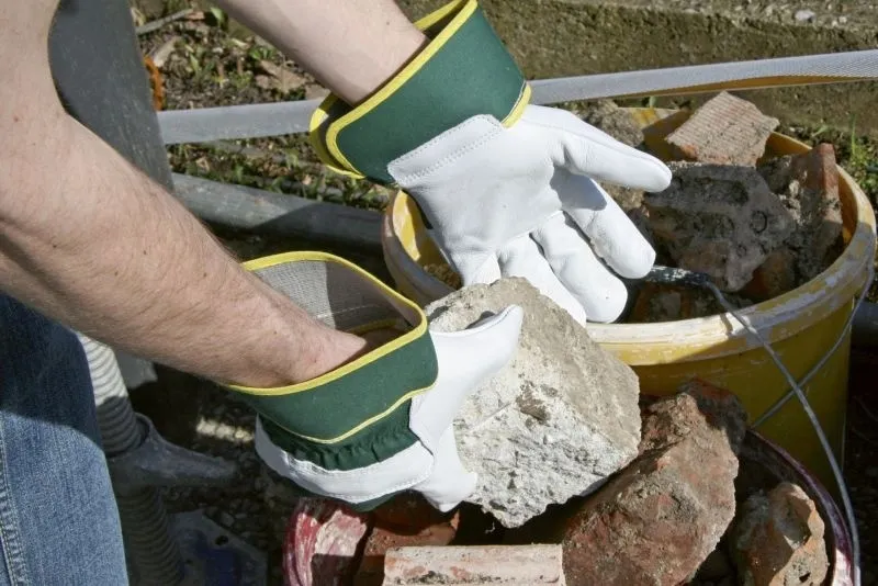 Rindvollleder-Handschuh Worker