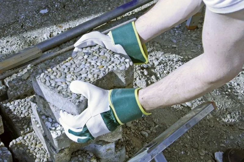 Rindvollleder-Handschuh Worker
