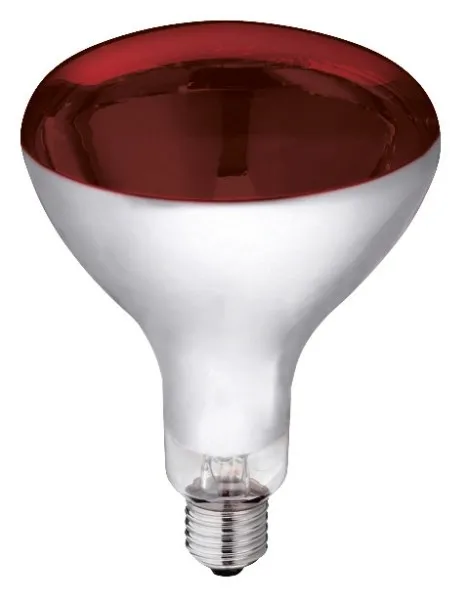Kerbl Infrarotlampe, 150 Watt rot, Hartglas
