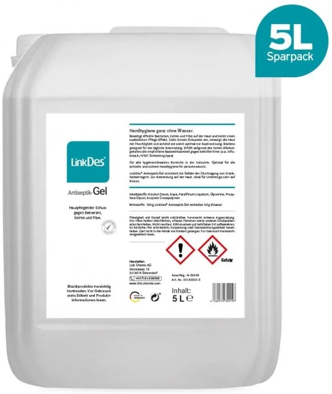 Dosierpumpe LinkDes Antiseptik-Gel 5lt.