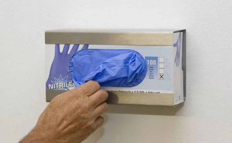 Wandhalterung für Einweghandschuhe