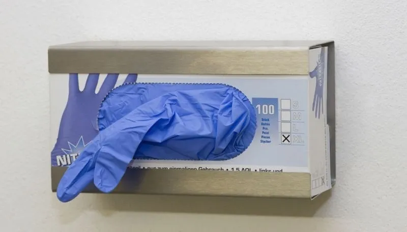 Wandhalterung für Einweghandschuhe