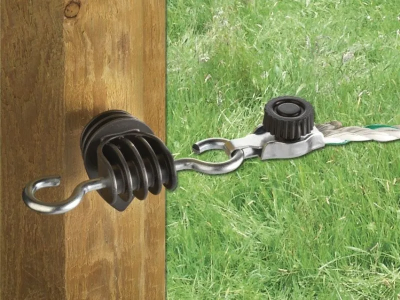 Seil- und Litzenschnellverbinder, Schraube, verzinkt, 4 Stück