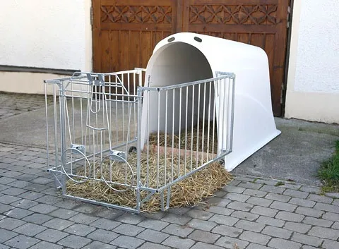 CalfHouse Master Plus mit leichter Umzäunung