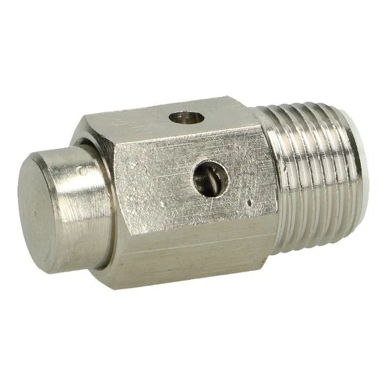 Sprühnippel mit 3 Löchern Edelstahl ½“, 45 mm