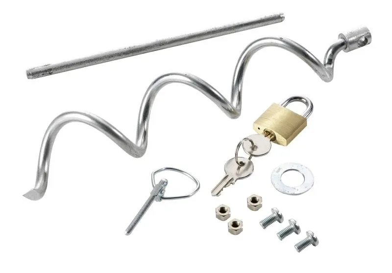Anti-Diebstahlset für Metall-Akkukasten