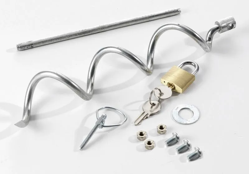 Anti-Diebstahlset für Metall-Akkukasten