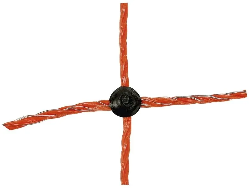 PoultryNet orange elektrifizierbar - Geflügelnetz, 50 m, Einzelspitze