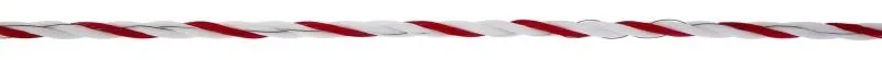 TopLine Plus Weidezaunseil, weiß/rot 200m