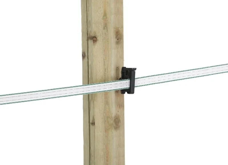 Klippisolator Maxi Tape f. Band und Seil, 25 Stück