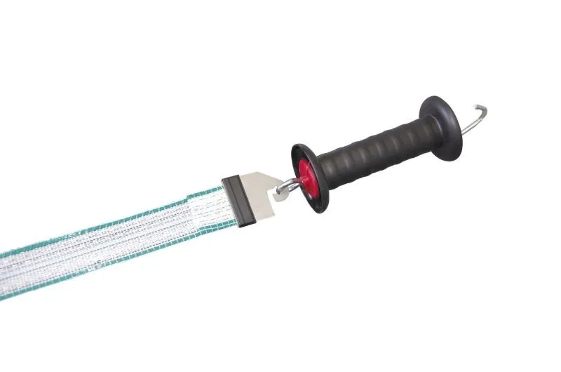 Torgriff mit Litzclip® Bandanschluss 40mm, Niro