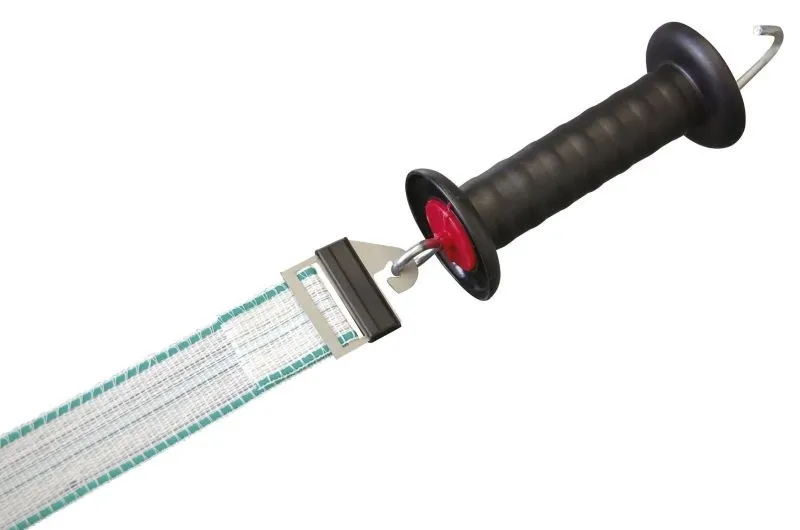 Torgriff mit Litzclip® Bandanschluss 40mm, Niro