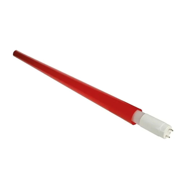 Kunststoffhülle rot 120 cm für TL-D