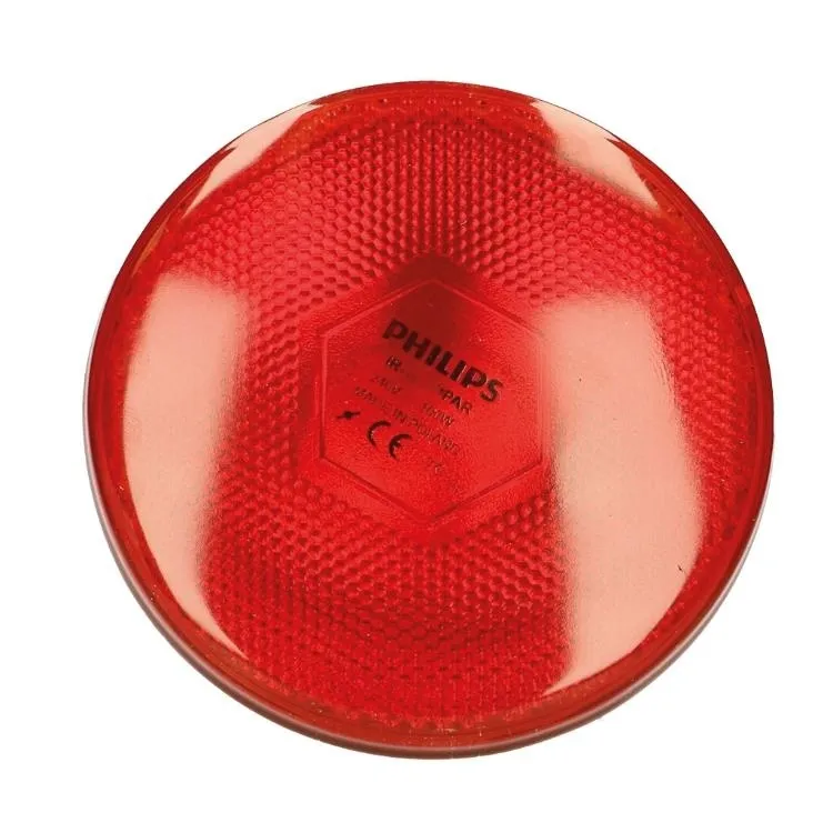 Philips Energiesparlampe rot, 100 W