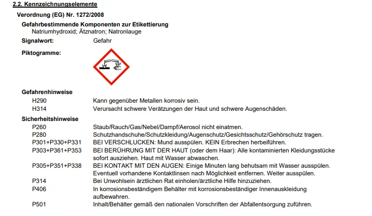 Schaumreiniger Lebensmittelbereich, 12kg