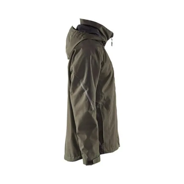 Winterjacke unite schwarz/grün