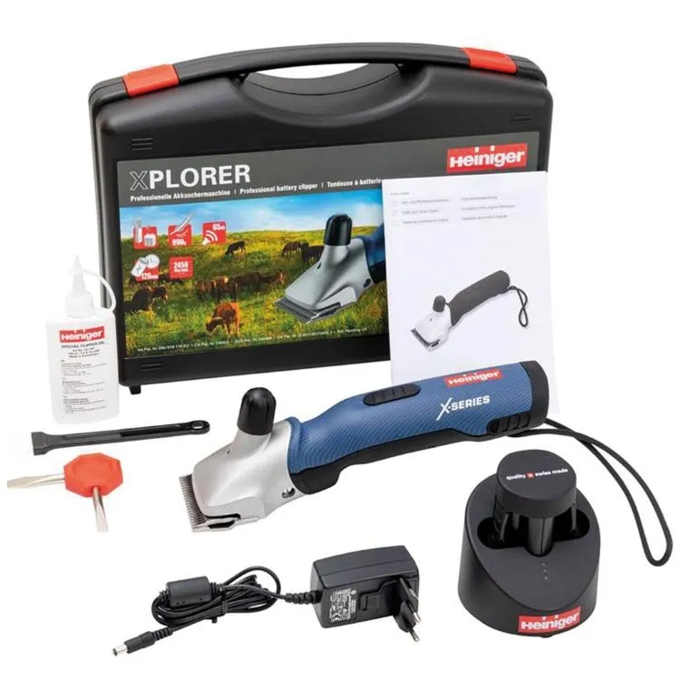 Heiniger Xplorer Schermaschine mit 2 Akkus, 200W