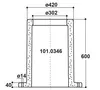 Thermo-Rohr, 600 mm