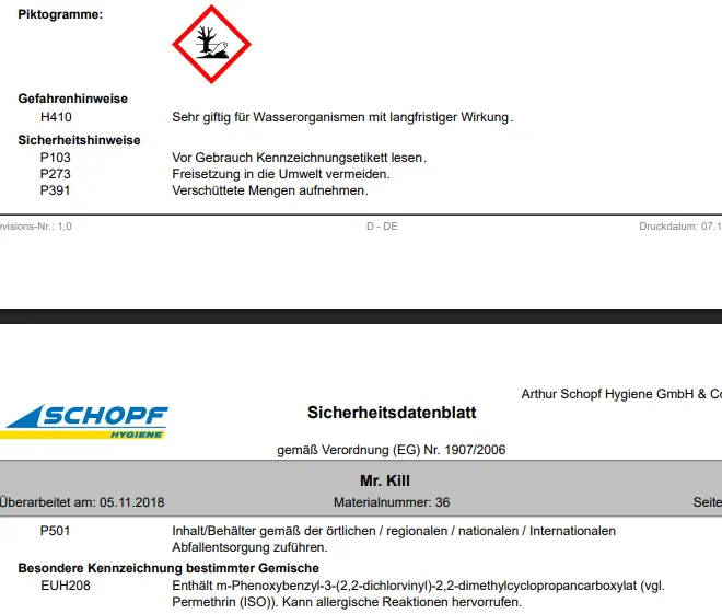 Mr. Kill - Ungezieferspray, 5l