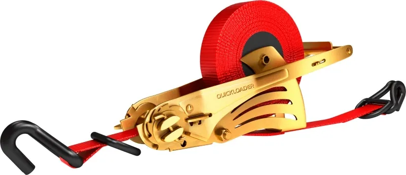 Automatik-Zurrgurt Quickloader mit Spitzhaken, 35mm breit