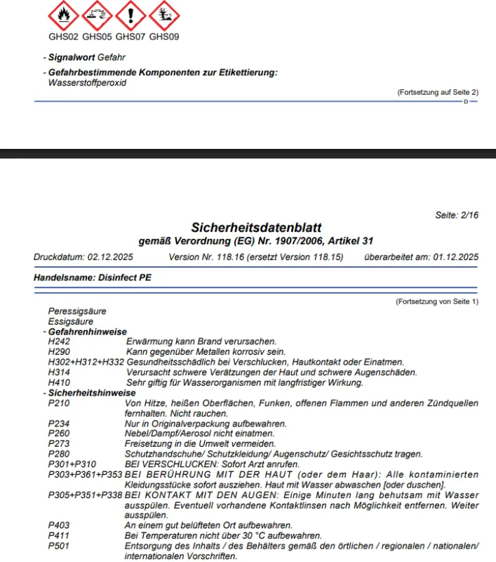Disinfect PE 10kg
