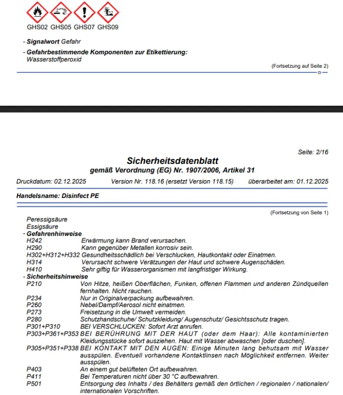Disinfect PE 23kg