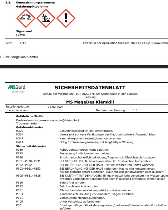 MS Kiemkill, 10 kg