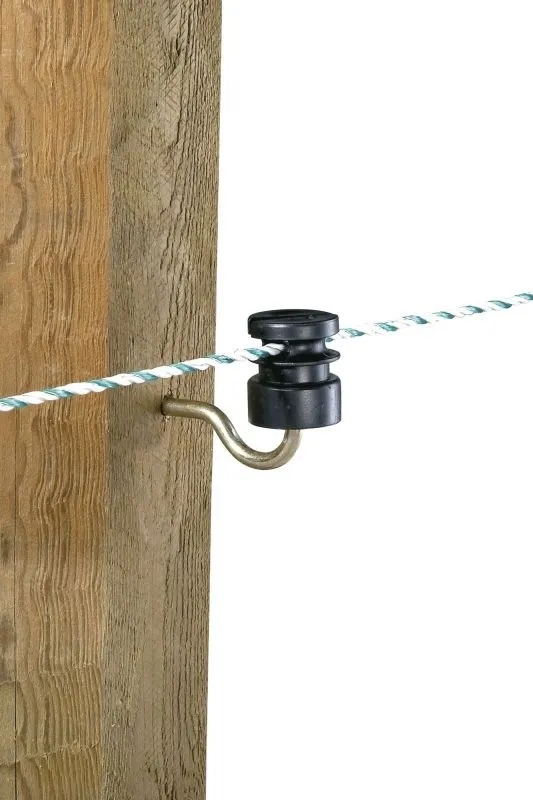 Schlitzisolator 5,3mm, verzinkte Stütze, 25 Stück