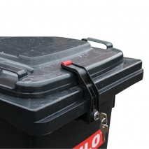 Deckelschloss für Abfallcontainer