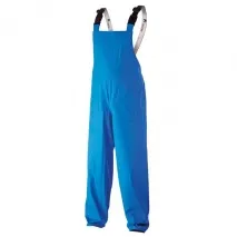 Latzhose PU blau