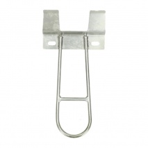 Aufhängeblech für Tränkeeimer, mit Eimersicherung