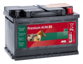 AKO Premium AGM Batterie, 12 V, 88 Ah