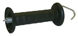 Torgriff offen mit Haken, schwarz