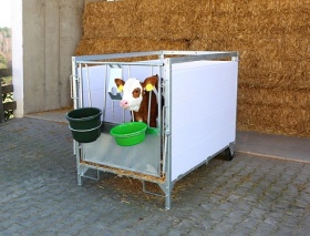 Fahrvorrichtung für Kälberbox klein