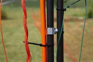 PoultryNet orange elektrifizierbar - Geflügelnetz, 50 m, Doppelspitze