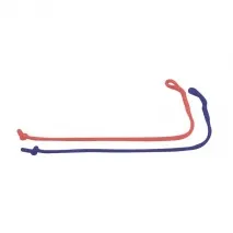 Nylonseile Kälber, rot/blau, 75 cm