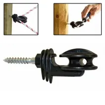 Eckisolator Super f. Seil + Litze, 6 Stück