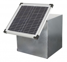 Solarmodul 15W inkl. Halterung mit Croco-Anschluss