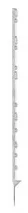 Kunststoffpfahl Titan PLUS, 155cm, weiß, 5 Stück