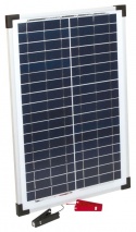 Solarmodul 25W inkl. Halterung mit Croco-Anschluss
