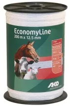 EconomyLine Weideband, 200m, 12.5mm, weiß