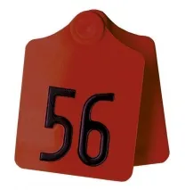Primaflex-Ohrmarken Nr. 2, beschriftet pro 50 St.