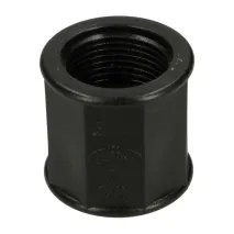 Schwarzes Anschlussstück für Aqualevel/Rohr