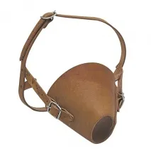 Maulkorb Leder mit Kehlenband