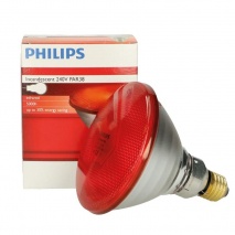 Philips Energiesparlampe rot, 100 W