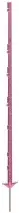 Kunststoffpfahl Classic, 156cm, Doppeltritt, pink, 5 Stück